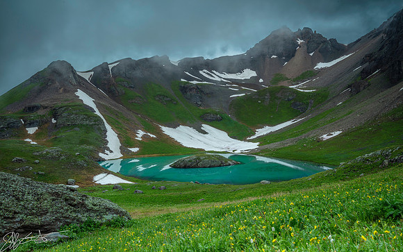 Island Lake, San Juan Mountains, Colorado