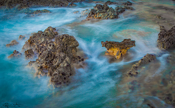 Turquoise Swirles